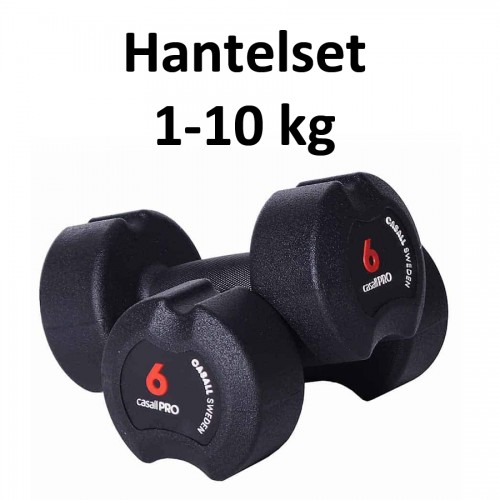 Hantelset 1-10kg x 2 Casall Pro Aerobic Dumbbell