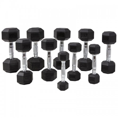 Hantelset 1-10 kg Master Fitness Hexagon