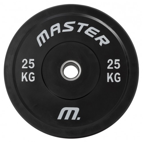 Viktskiva Master Fitness Bumperplate 25,0 kg